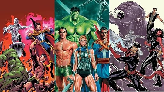Marvel Comics' Defenders from the '70s to the modern era.