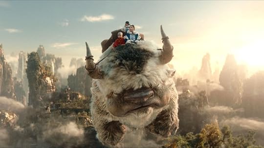 Avatar the last airbender live action Aang, Sokka, Appa, and Katara