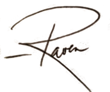Raven Oak's signature