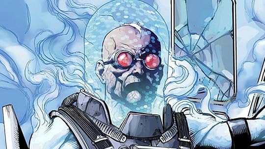 Victor Fries, a,k.a. Mister Freeze, the Batman's ice powered villain, as seen in the pages of DC Comics.