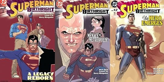 Covers for Mark Waid's Superman: Birthright by Leinil Francis Yu.