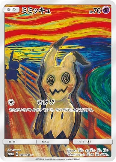 Pokemon Munch The Scream card mimikyu