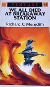 the front cover, art by Eddie Jones; a sort of techno tower amidst a burning orange landscape