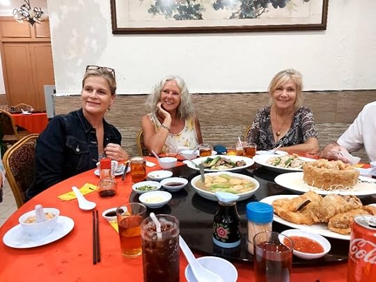 Dining with friends in Penang. The Backpacking Housewife