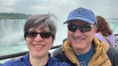 Evon and Phil at Niagara Falls