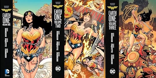 Yanick Paquette's covers for Grant Morrison's Wonder Woman: Earth One series of graphic novels.