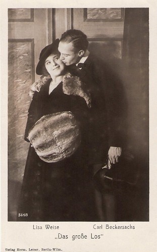 Lisa Weise and Karl Beckersachs in Das grosse Los