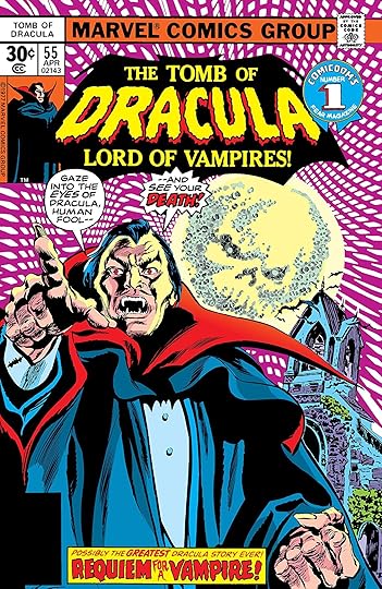 Marvel's Dracula, as drawn by the legendary Gene Colan.