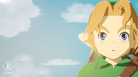 image of Link from the legend of zelda in studio ghibli style from fanmade movie