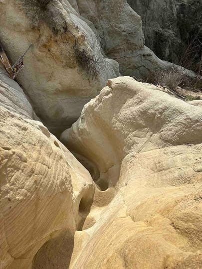 looking down on the slot route
