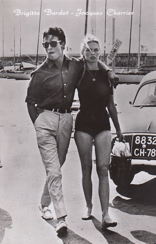 Brigitte Bardot and Jacques Charrier
