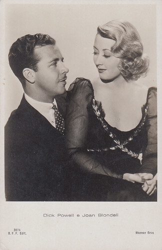 Joan Blondell and Dick Powell