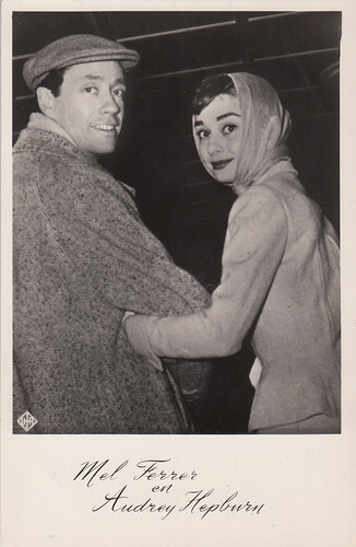Audrey Hepburn and Mel Ferrer