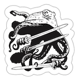 Octopus Pin – Three Broadswords