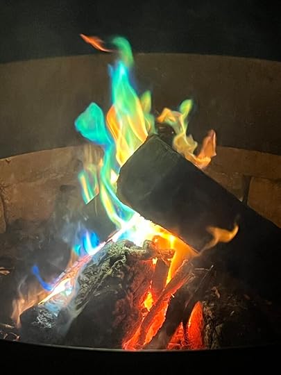 Colorful flames