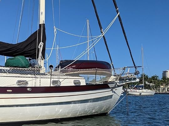 Tursiops, topsides and bottom painted