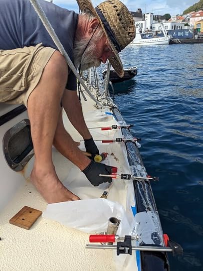 The definition of Cruising: Fixing your boat in all the exotic locations!