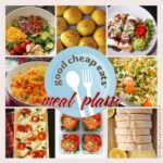 Collage of recipes included in week 1.