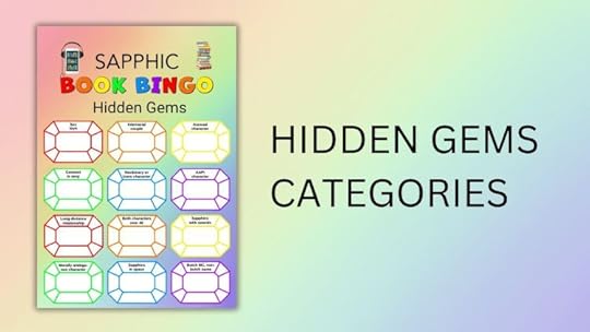 Sapphic Book Bingo 2024 - Hidden Gems categories