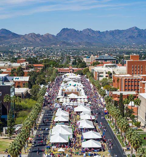 thousands of people at the Tucson Festival of Books