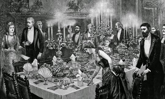 19th century dinner party