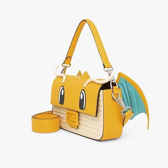 Pokemon Fendi collaboration collection Dragonite bag