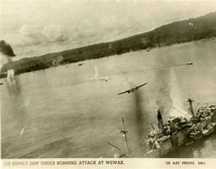 B-25 strike at Wewak