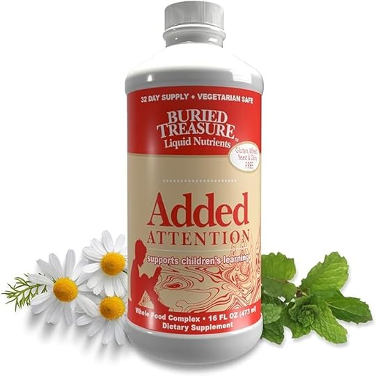 Buried Treasure - Added Attention - Children's Learning Support with GABA DHA Vitamin B and Herbal Blend