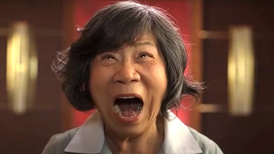 a woman screams into the camera in death and other details trailer