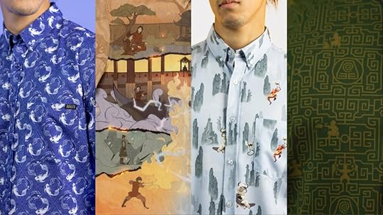 RSVLTS Avatar the Last Airbender shirt collection celebrating the four nations