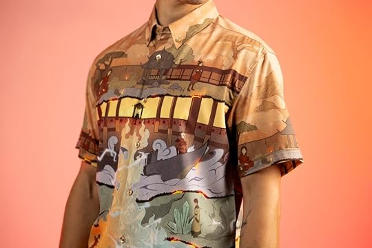 RSVLTS Avatar the last Airbender 2024 shirt collection, Zuko/Fire Nation shirt front