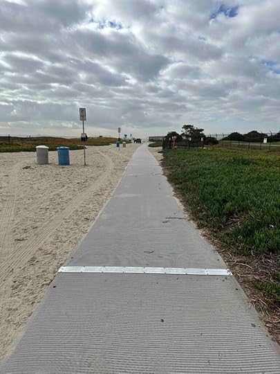 sidewalk to the beach