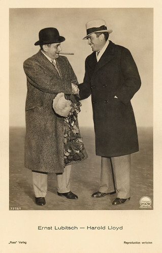 Ernst Lubitsch and Harold Lloyd