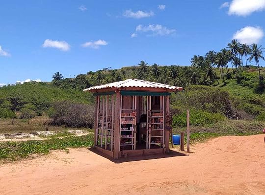Uma casinha no meio do nada nas falésias de Maceió