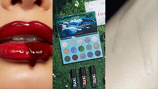 Twilight and ColourPop Collection lip, shimmer, and eye shadow palatte