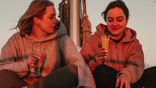 Sunrise cruise in Barcelona, Spain.