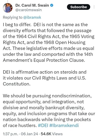 Black Scholar, Carol Swain