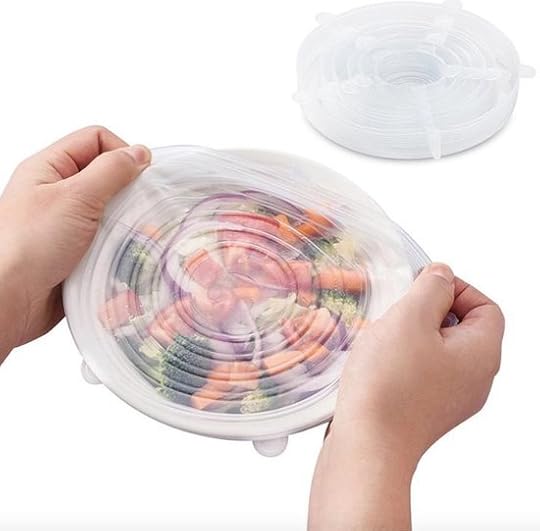 Life Essential Stretch Cover Pro - Siliconen deksel - Set van 6 Stretch -...