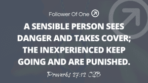 Hiding From Danger – Proverbs 27:12