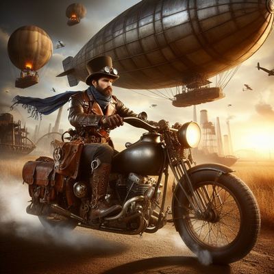 Harry-Lampeter-on-Motorcycle