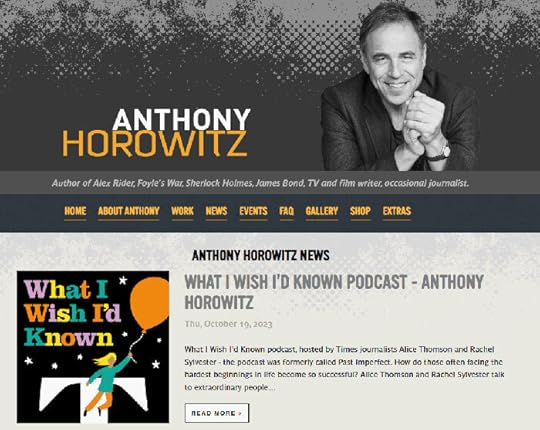 Anthony Horowitz Author Website