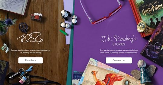 JK Rowling Author Website