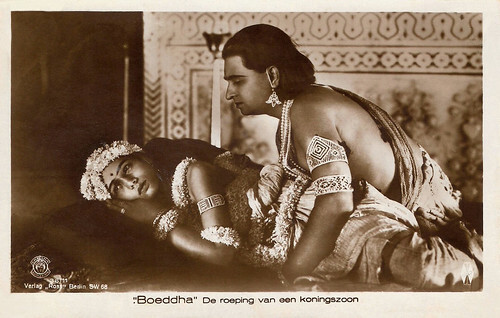 Seeta Devi and Himansu Rai in Prem Sanyas (or Die Leuchte Asiens, 1925).