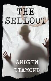 The Sellout by Andrew Diamond - Black and white image of a man trapped inside a story.