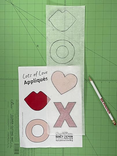 Valentine Applique Coaster Sewing Tutorial & FREE! Applique Printable
