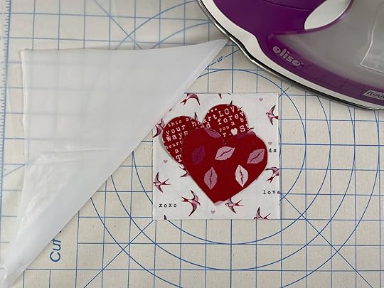 Valentine Applique Coaster Sewing Tutorial & FREE! Applique Printable
