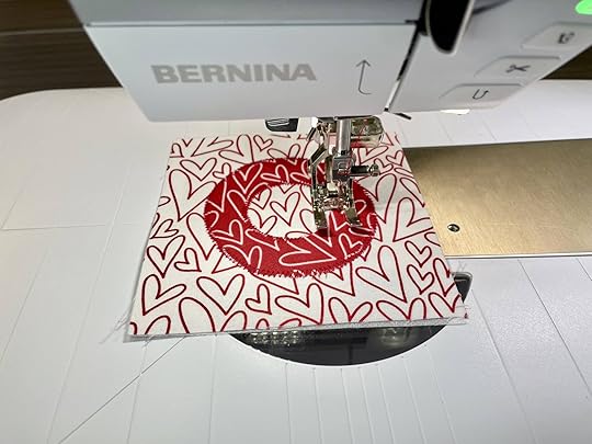 Valentine Applique Coaster Sewing Tutorial & FREE! Applique Printable