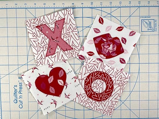 Valentine Applique Coaster Sewing Tutorial & FREE! Applique Printable