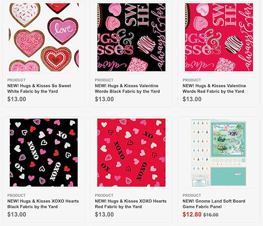 Valentines Day Fabric Available at Nancy Zieman Productions at ShopNZP.com