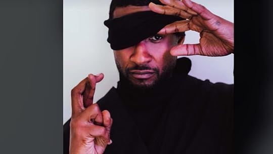 Usher in Satoru Gojo cosplay from Jujutsu Kaisen anime
